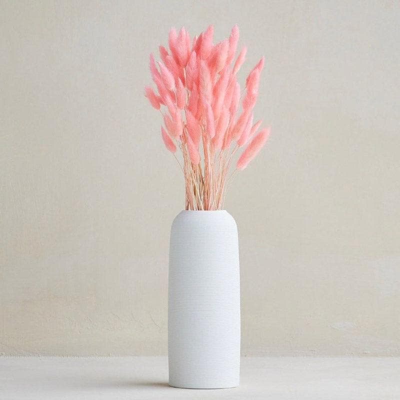 Buy Artificial Flowers - Naturally Dried Bunny Tail Stems (Pink) - Set Of Fifty at Vaaree online
