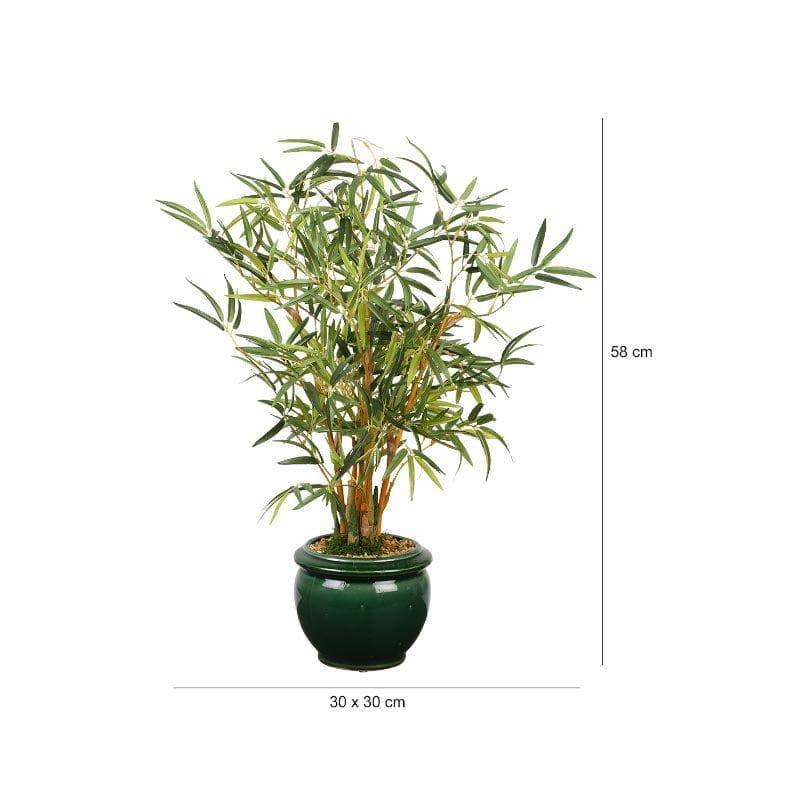 Buy Artificial Plants - Faux Bamboo Bonsai In Round Pot at Vaaree online