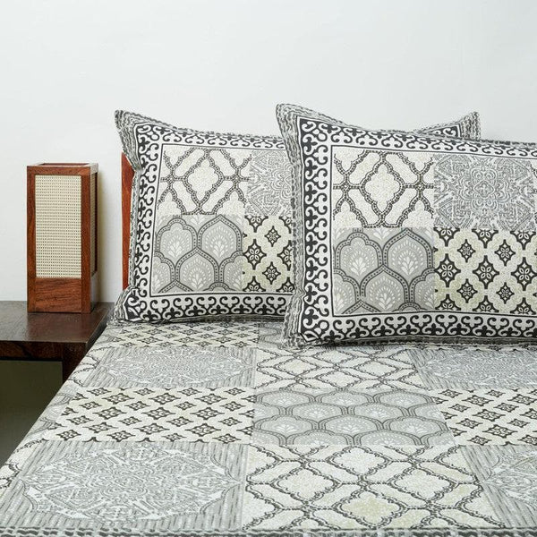 Buy Bedsheets - Melange Bedsheet - Grey at Vaaree online
