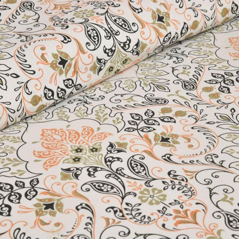 Buy Bedsheets - Mughal Jaali Printed Bedsheet - Green & Beige at Vaaree online