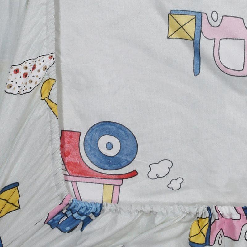 Buy Bedsheets - Traffic Trolly Bedsheet at Vaaree online