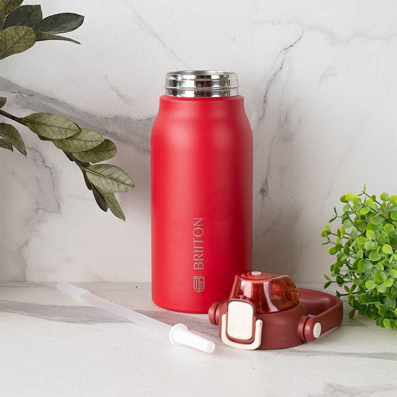 Buy Bottle - Hydro Harmony 1300 ML Hot & Cold Thermos Water Bottle (Black & Red) - Set Of Two at Vaaree online