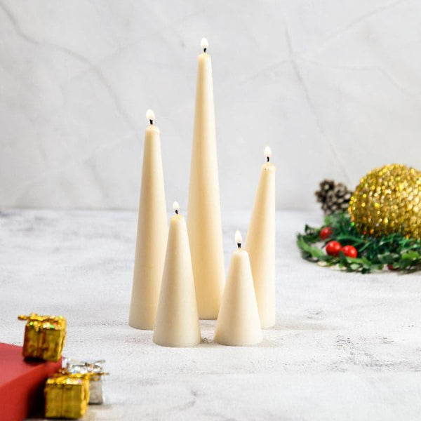 Buy Candles - Sanatana Scented Candle (Set Of Five) - Vanilla Cinnamon at Vaaree online