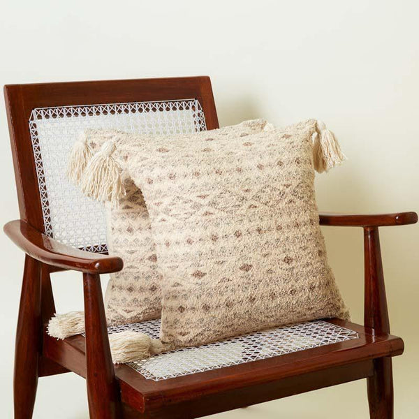 Buy Cushion Cover Sets - The Grey Sparkler Cushion Cover - Set Of Two at Vaaree online