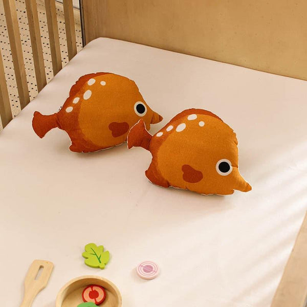 Buy Cushion Covers - Fishy Fuse Kids Cushion With Filling - Set of Two at Vaaree online