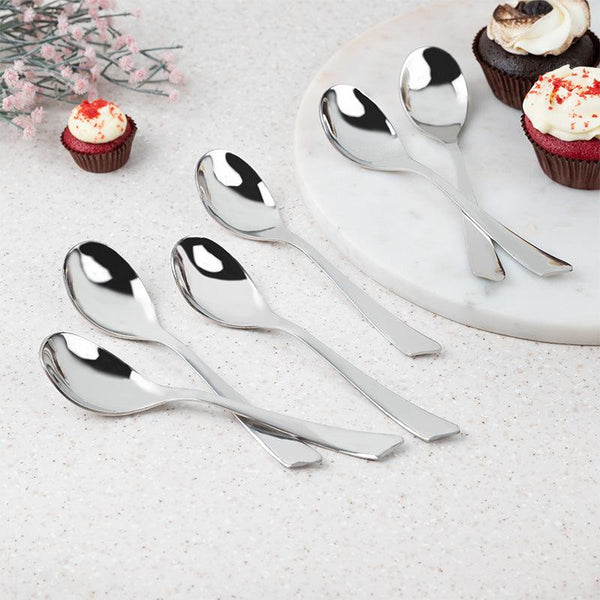 Buy Cutlery Set - Mivana Dessert Spoon - Set Of Six at Vaaree online