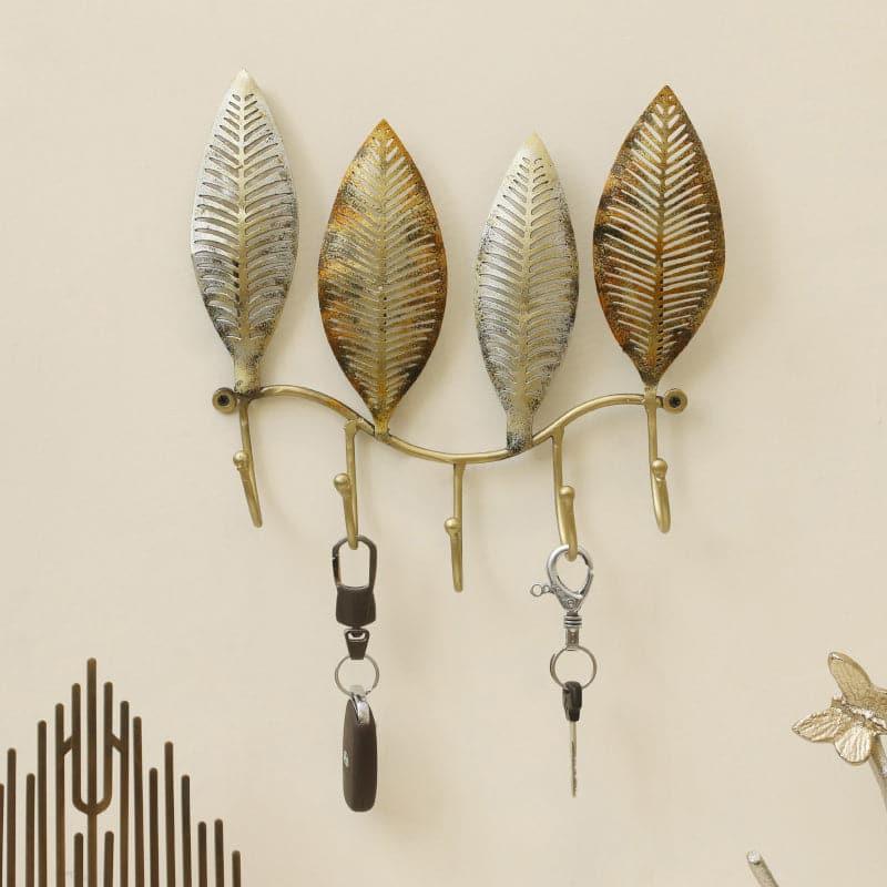Buy Hooks & Key Holders - Eulalia Leaf Wall Hook at Vaaree online