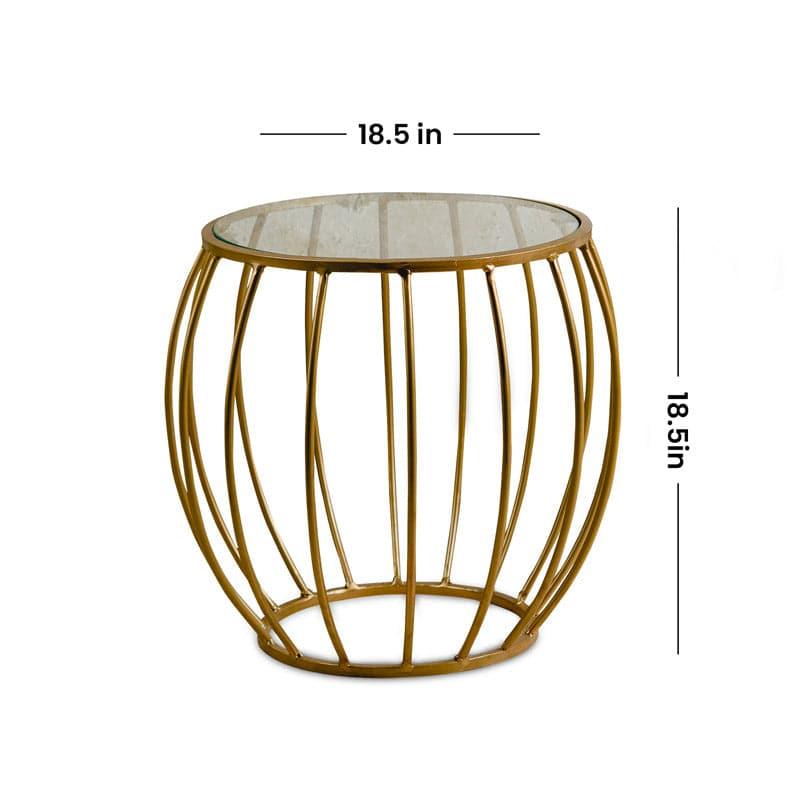 Buy Side & Bedside Tables - Merha Round Accent Table at Vaaree online