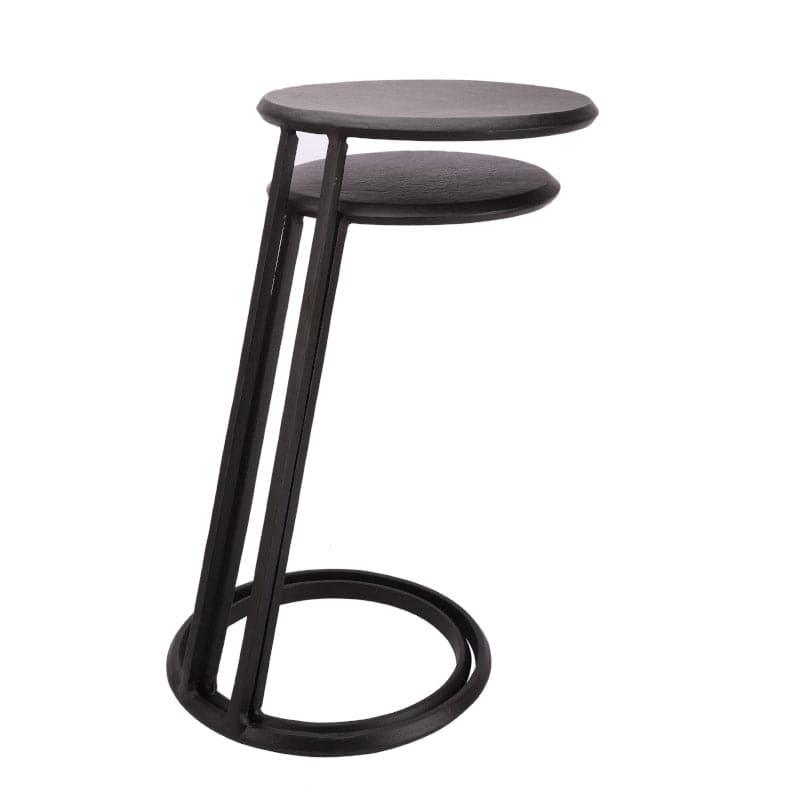 Buy Side & Bedside Tables - Milto Accent Table (Black) - Set Of Two at Vaaree online