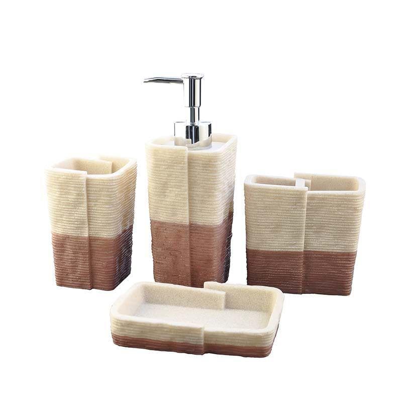 Buy Accessories & Sets - Folded Polyresin Bathroom Set at Vaaree online