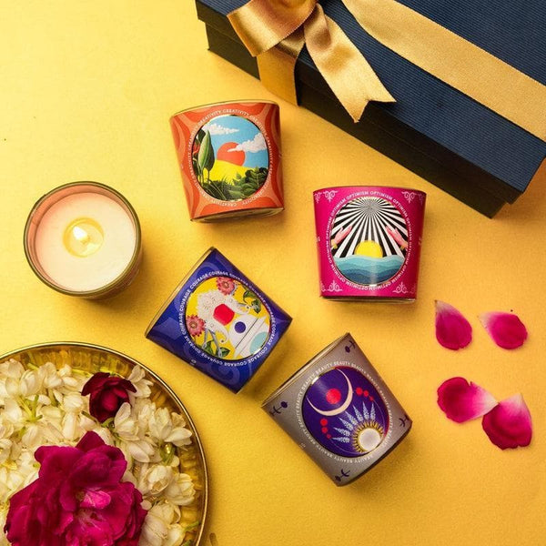 Buy Candles - Lady Luck Votive Candle- Set Of Four at Vaaree online