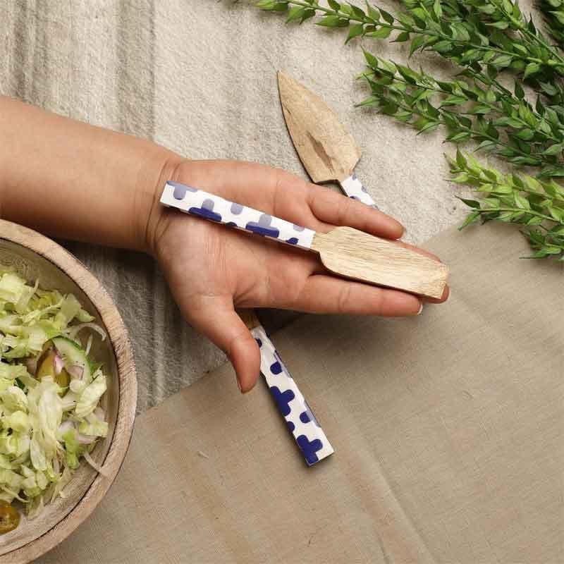 Buy Cheese Knife Set - Abstract Wooden Cake Server - Set Of Three at Vaaree online