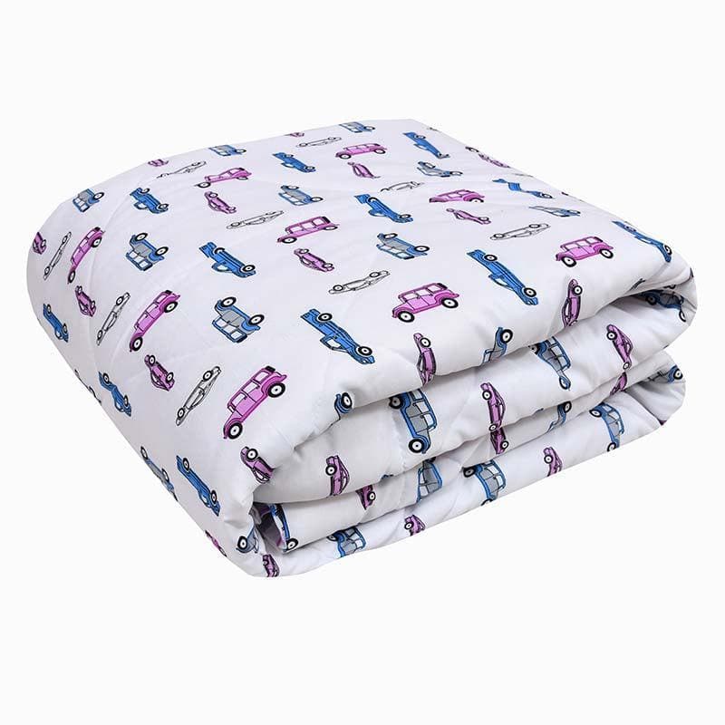 Buy Comforters & AC Quilts - Car-O-Car Reversible Kids Comforter- Caramine Red at Vaaree online