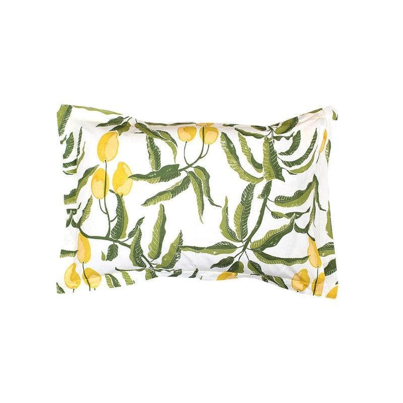Buy Pillow Covers - Mango Mania Pillow Cover (Yellow) - Set Of Two at Vaaree online