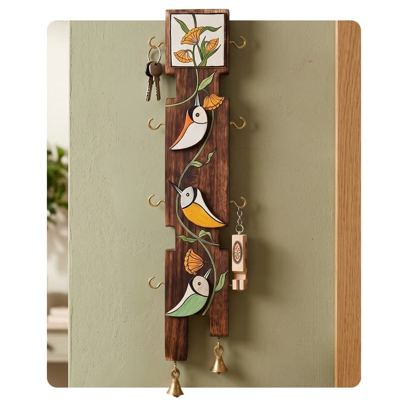 Wooden Hooks & Key Holders