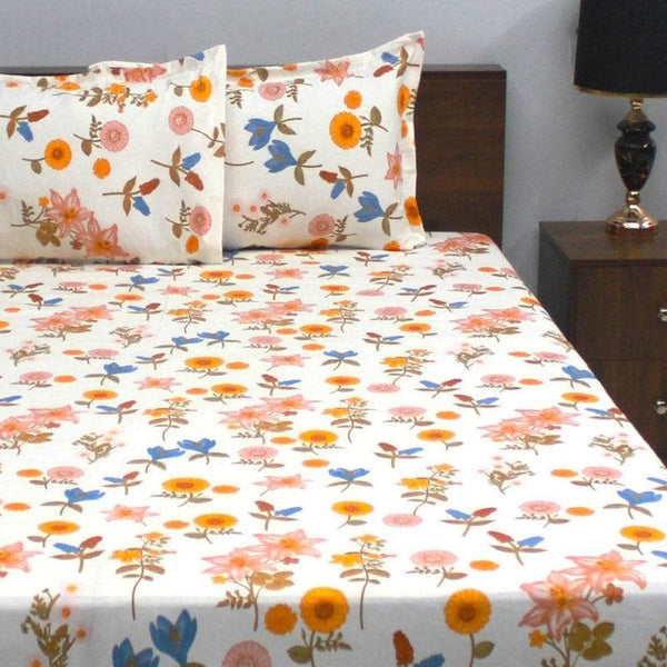 Buy Floral Inspire Bedsheet at Vaaree online | Beautiful Bedsheets to choose from