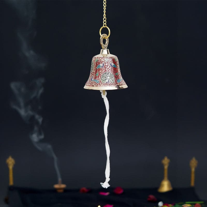 Buy Sangera Brass Hanging Bell Hanging Bell from Vaaree