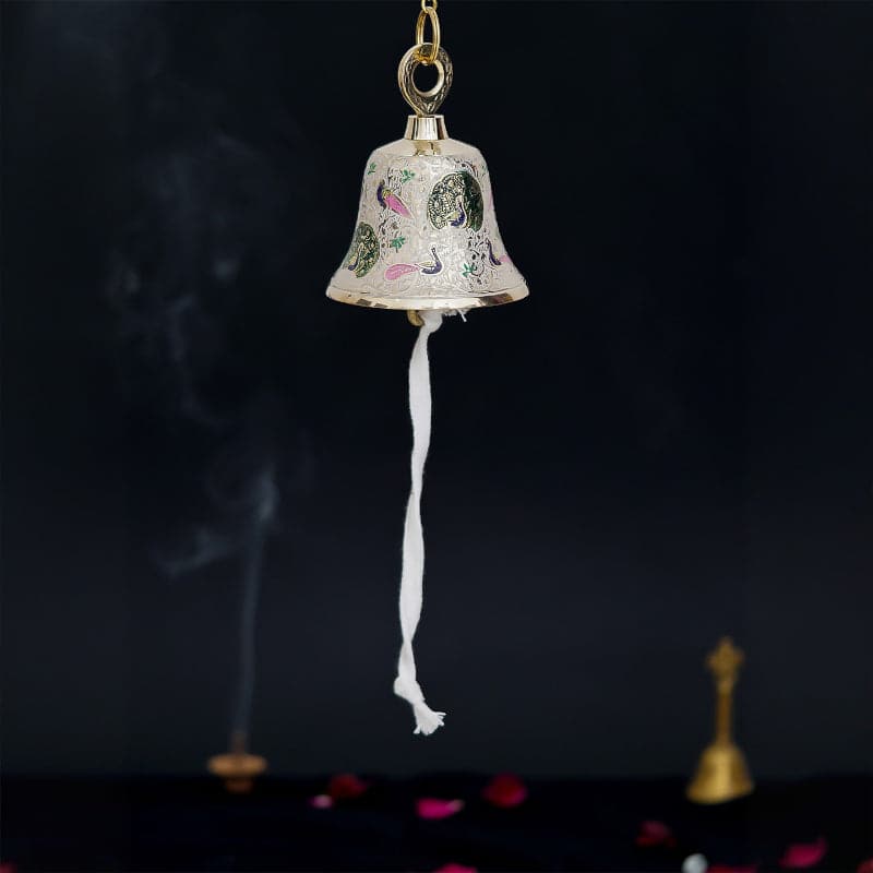 Buy Margeya Brass Hanging Bell Hanging Bell from Vaaree