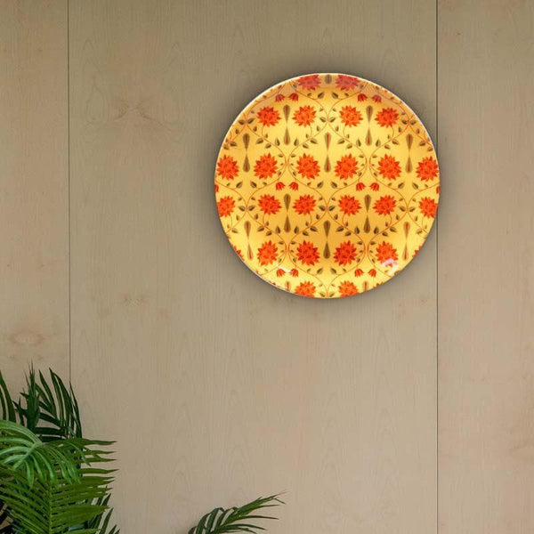 Buy Day Bloom Decorative Plate - Yellow at Vaaree online | Beautiful Wall Plates to choose from