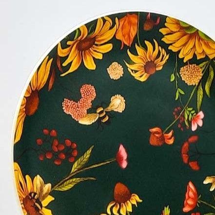 Buy Floral Bliss Green Decorative Plate at Vaaree online | Beautiful Wall Plates to choose from
