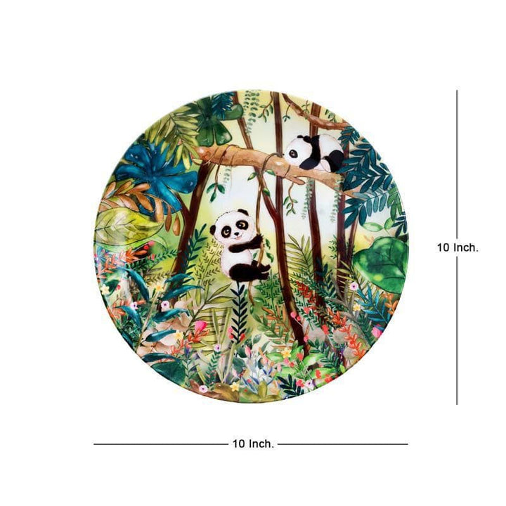 Buy Swings Of A Panda Decorative Plate at Vaaree online | Beautiful Wall Plates to choose from