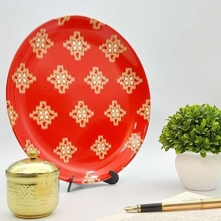 Buy Ikkat Drops Decorative Plate at Vaaree online | Beautiful Wall Plates to choose from