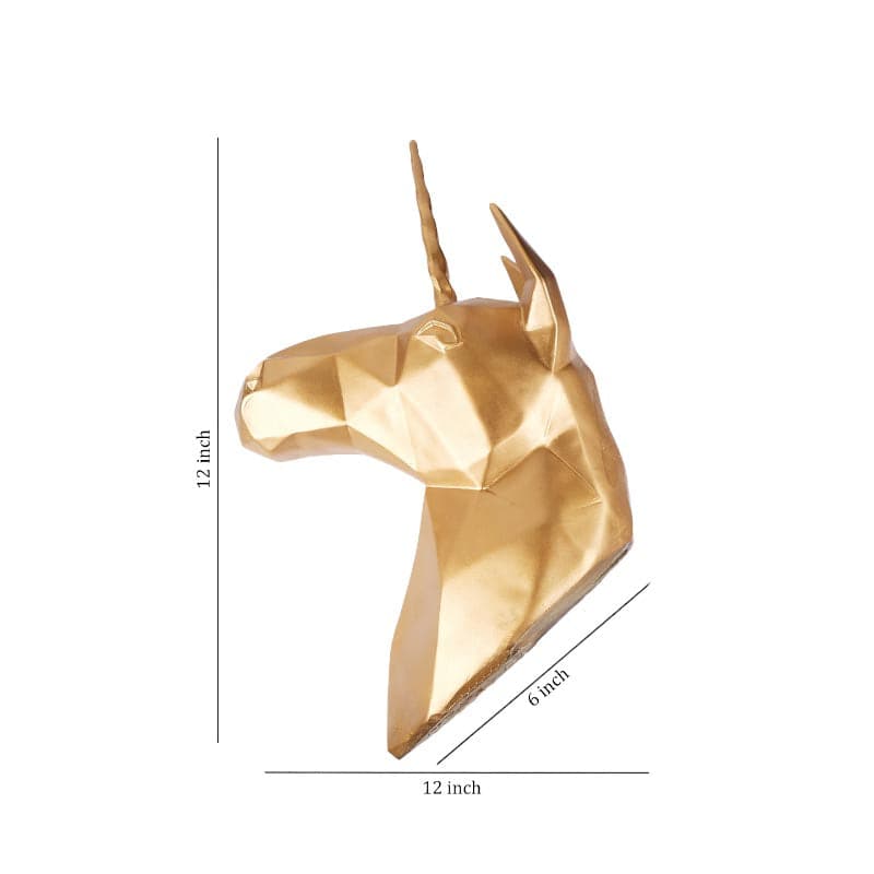 Buy Unzi Unicorn Wall Mounted Showpiece Wall Accents from Vaaree