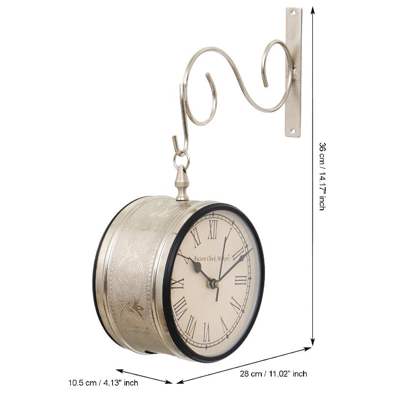 Wall Clock - Oklani Wall Clock - Silver