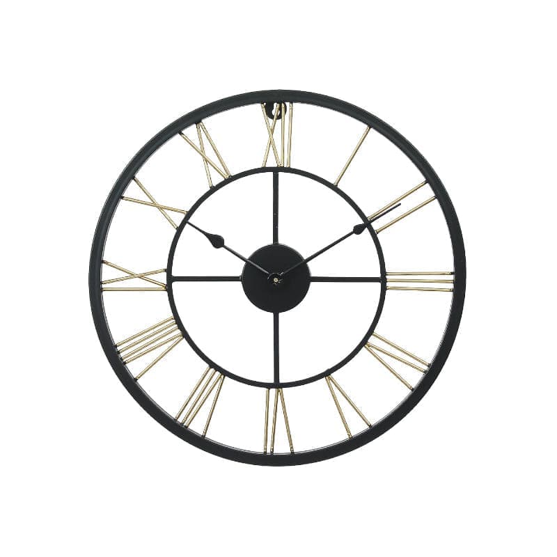 Wall Clock - Omeria Round Wall Clock - Gold