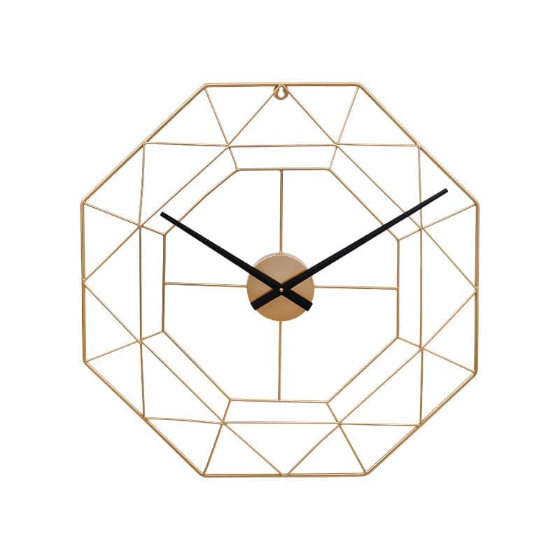 Wall Clock - Koa Octa Wall Clock - Gold