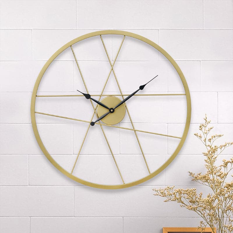 Wall Clock - Lokela Pritta Wall Clock - Gold