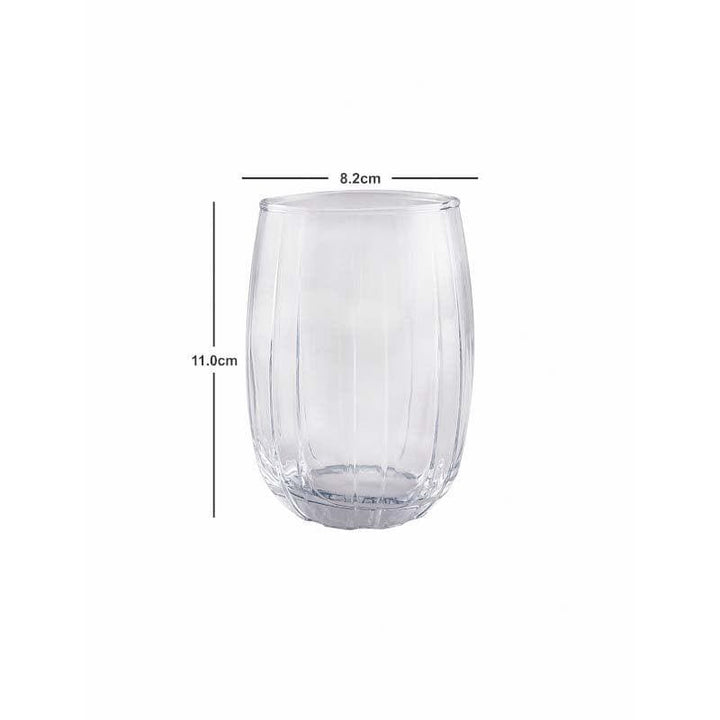 Buy Savou Glass Tumbler (380 ML) - Set Of Six at Vaaree online | Beautiful Glasses to choose from
