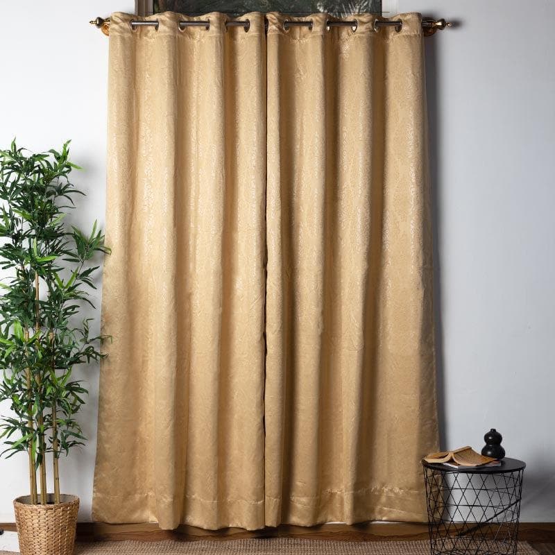 Buy Earthy Beige Curtain at Vaaree online | Beautiful Curtains to choose from