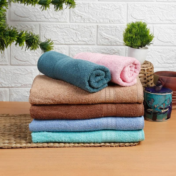 Buy Ultra Lux Towel (Multicolor) - Set Of Six at Vaaree online | Beautiful Hand & Face Towels to choose from