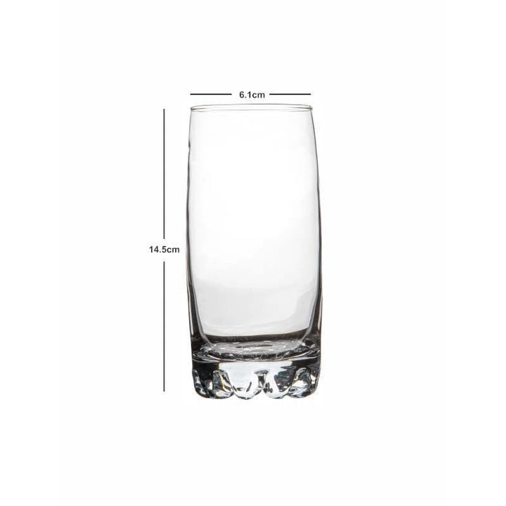 Buy Funta Glass Tumbler (385 ML) - Set Of Six at Vaaree online | Beautiful Glasses to choose from