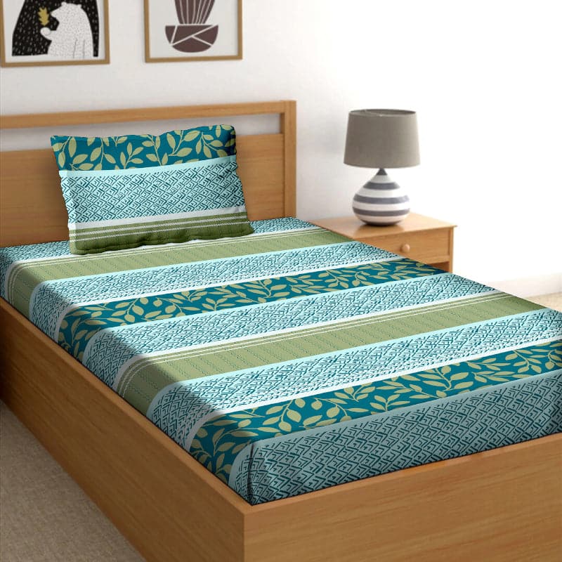 Buy Pamina Striped Bedsheet Bedsheets from Vaaree