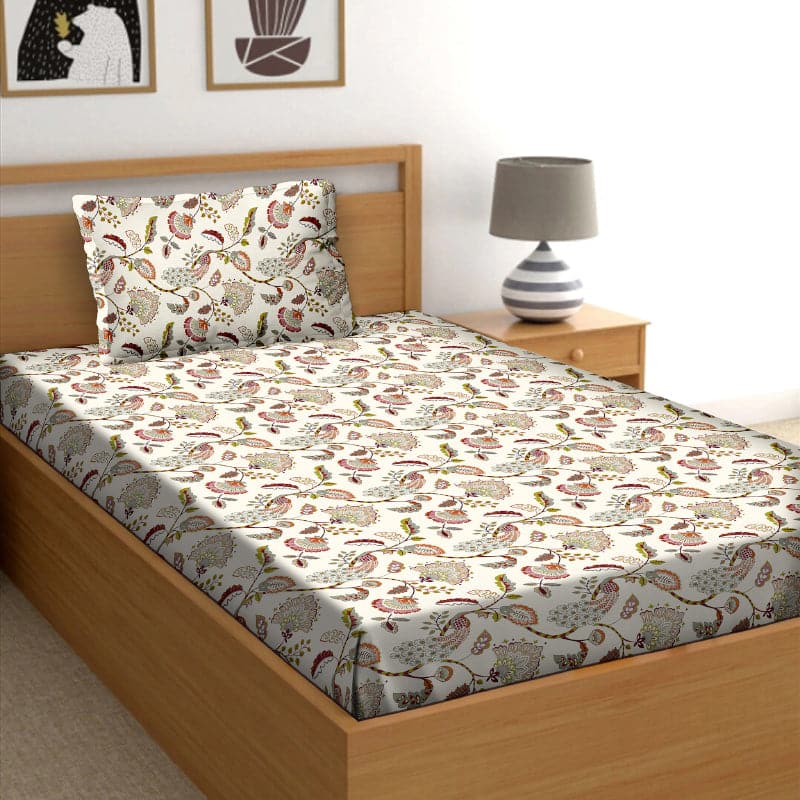 Buy Paolina Floral Bedsheet Bedsheets from Vaaree