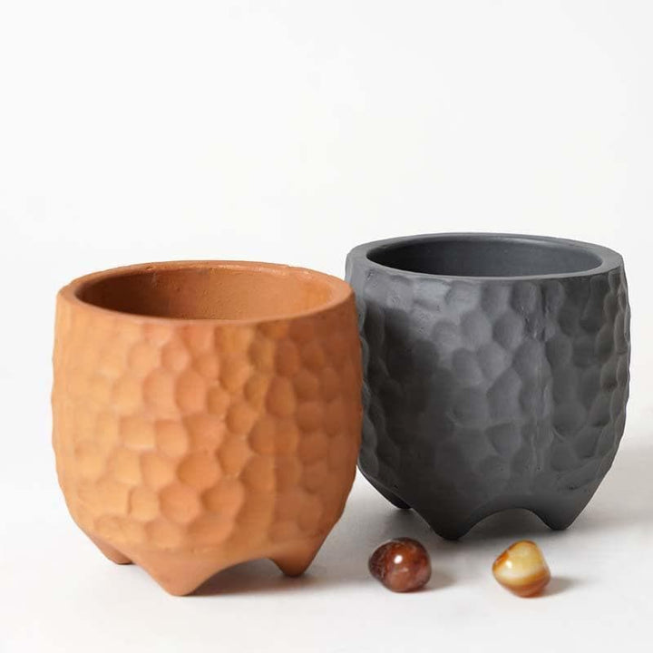 Buy Organic Etch Planters - Set Of Four at Vaaree online | Beautiful Pots & Planters to choose from