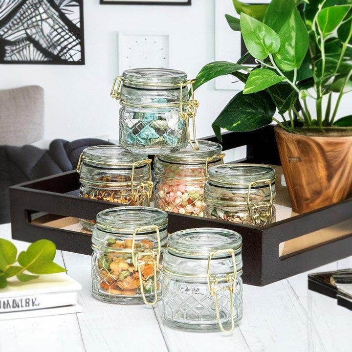 Buy Ellema Jar (Small) - Set Of Six at Vaaree online | Beautiful Jar to choose from