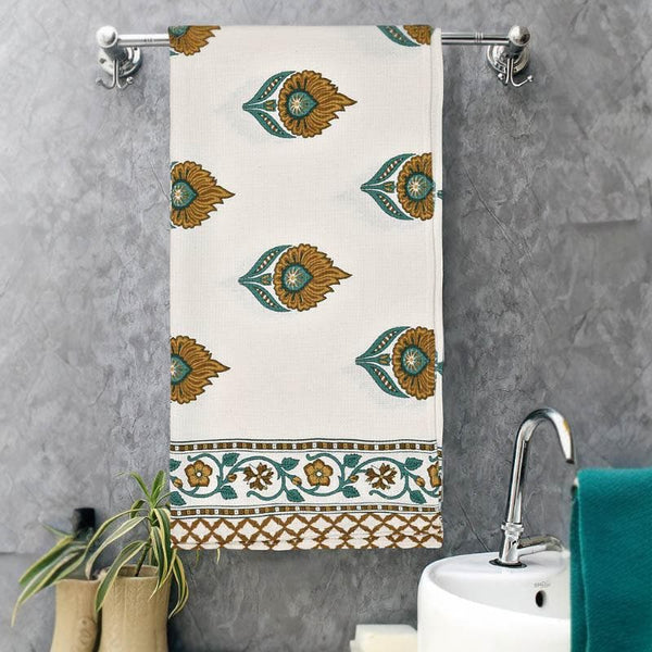 Buy Alka Waffle Bath Towel Online in India | Bath Towels on Vaaree