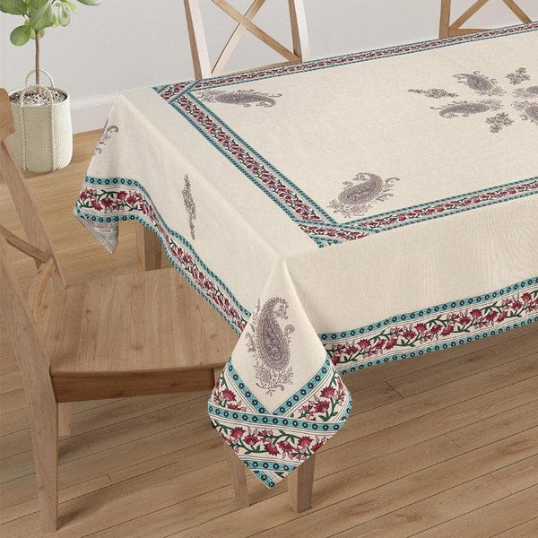 Buy Ethnic Serenade Table Cover - Six Seater Online in India | Table Cover on Vaaree