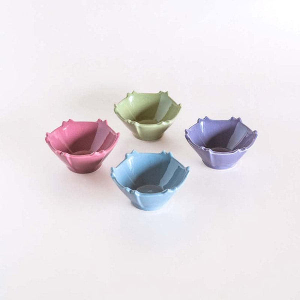 Buy Clover Stamps Dip Bowl - Set Of Four at Vaaree online | Beautiful Bowl to choose from