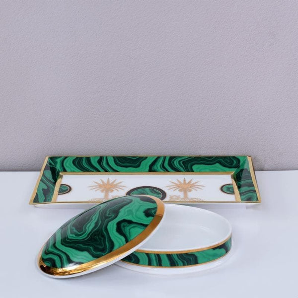 Buy Aisling Trinket Tray with Box Snack Set at Vaaree online | Beautiful Dinner Set to choose from