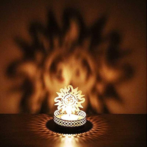 Buy Om Sai Baba Tealight Candle Holder - Set Of Two at Vaaree online | Beautiful Tea Light Candle Holders to choose from