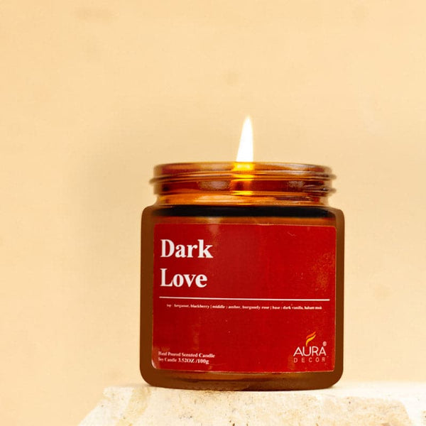 Dark Love Scented Jar Candle - 100 GM