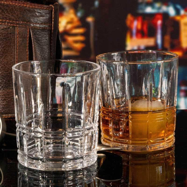 Buy Riverpoo Whiskey Glass (310 ML) - Set Of Six at Vaaree online | Beautiful Whiskey Glass to choose from