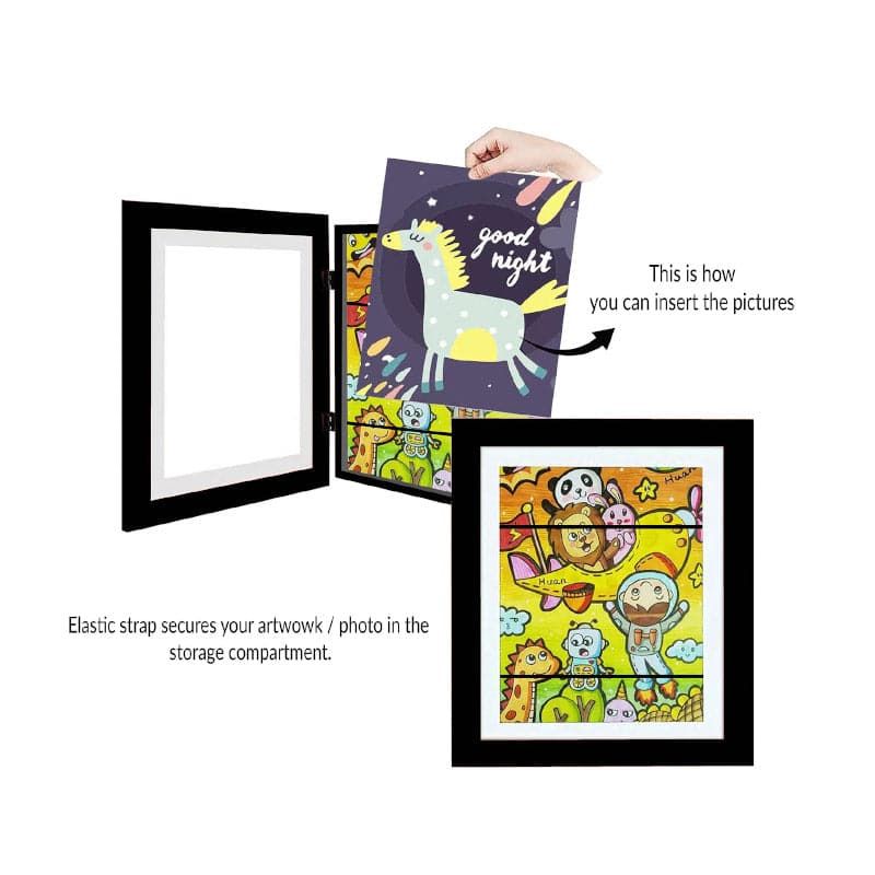 Buy Kiddo Art Photo Frame - Black Photo Frames from Vaaree