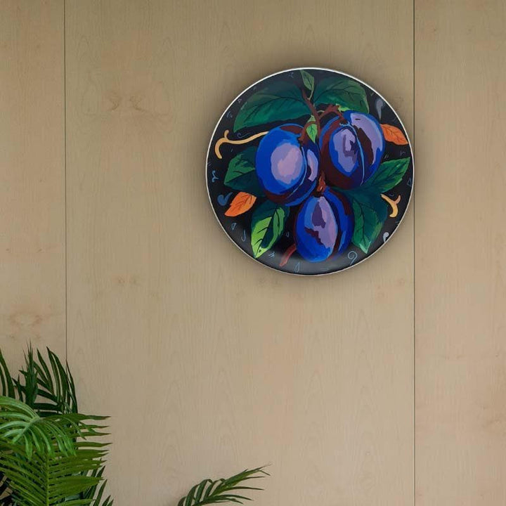 Buy Plums From Italy Decorative Plate at Vaaree online | Beautiful Wall Plates to choose from