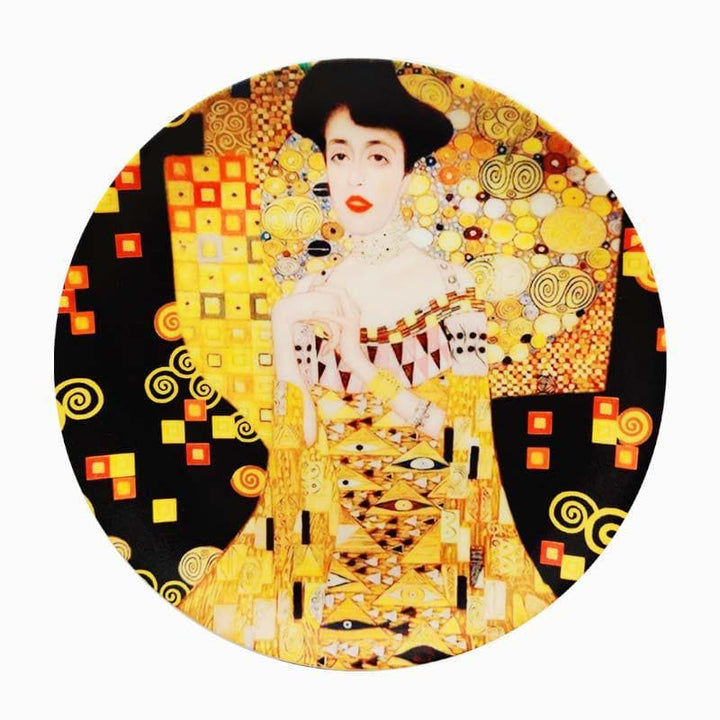 Buy The Golden Era by Klimt Decorative Plate at Vaaree online | Beautiful Wall Plates to choose from