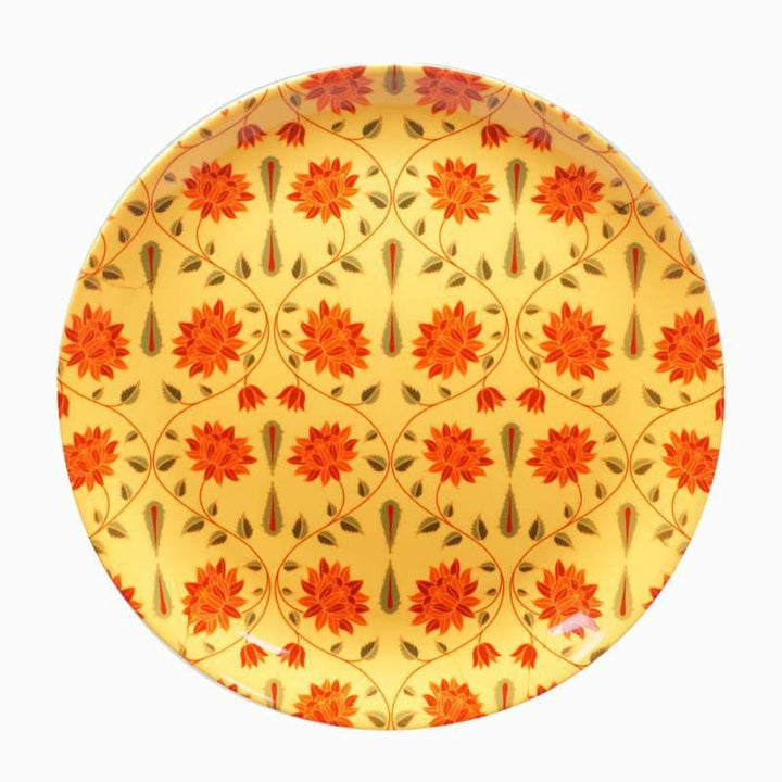 Buy Day Bloom Decorative Plate - Yellow at Vaaree online | Beautiful Wall Plates to choose from